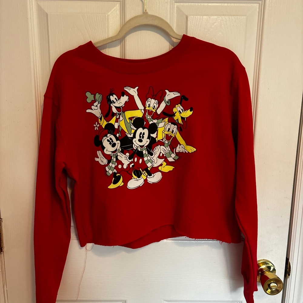 Disney Mickey and Friends Red Sweatshirt